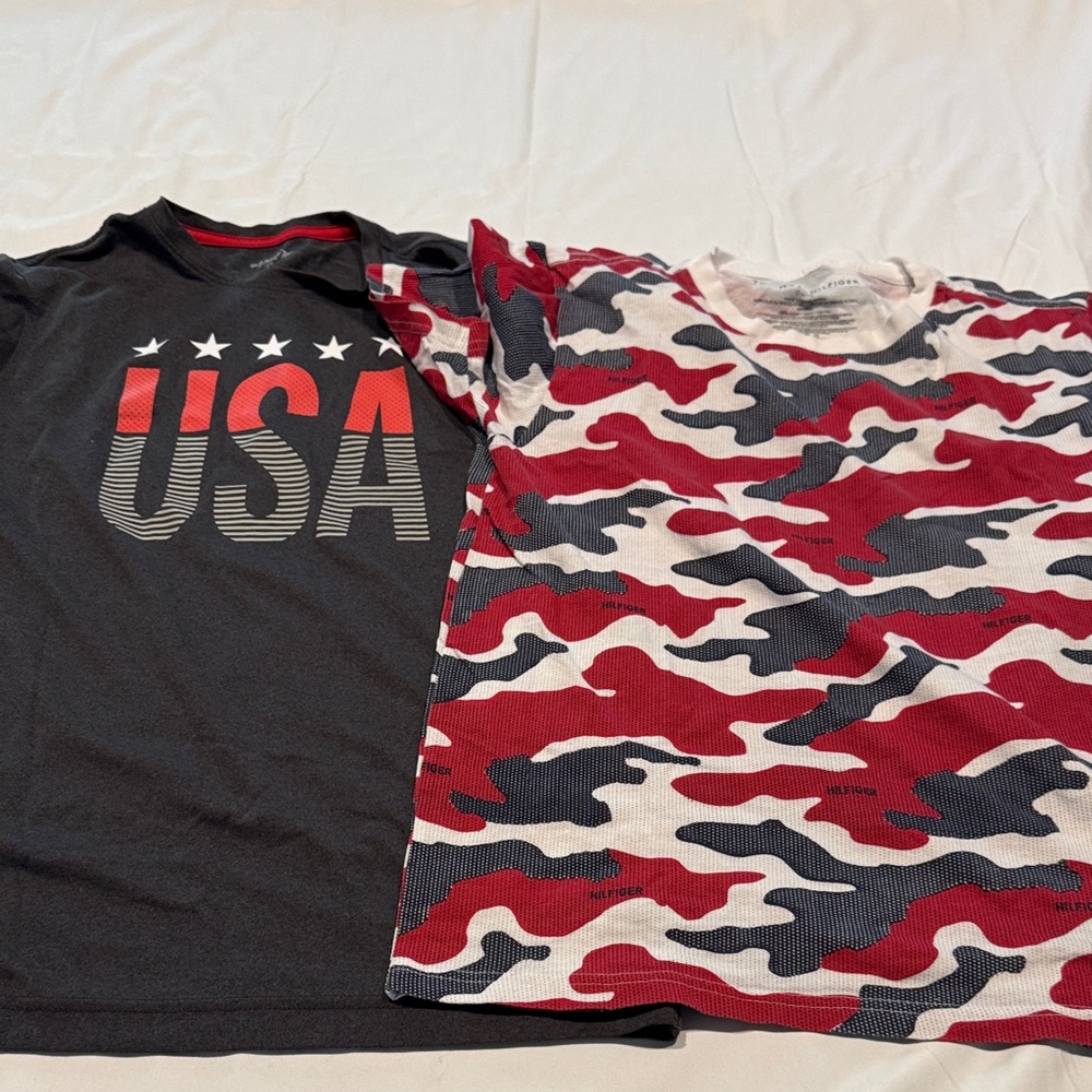 USA Themed Kids T-Shirts - Red, White, and Blue